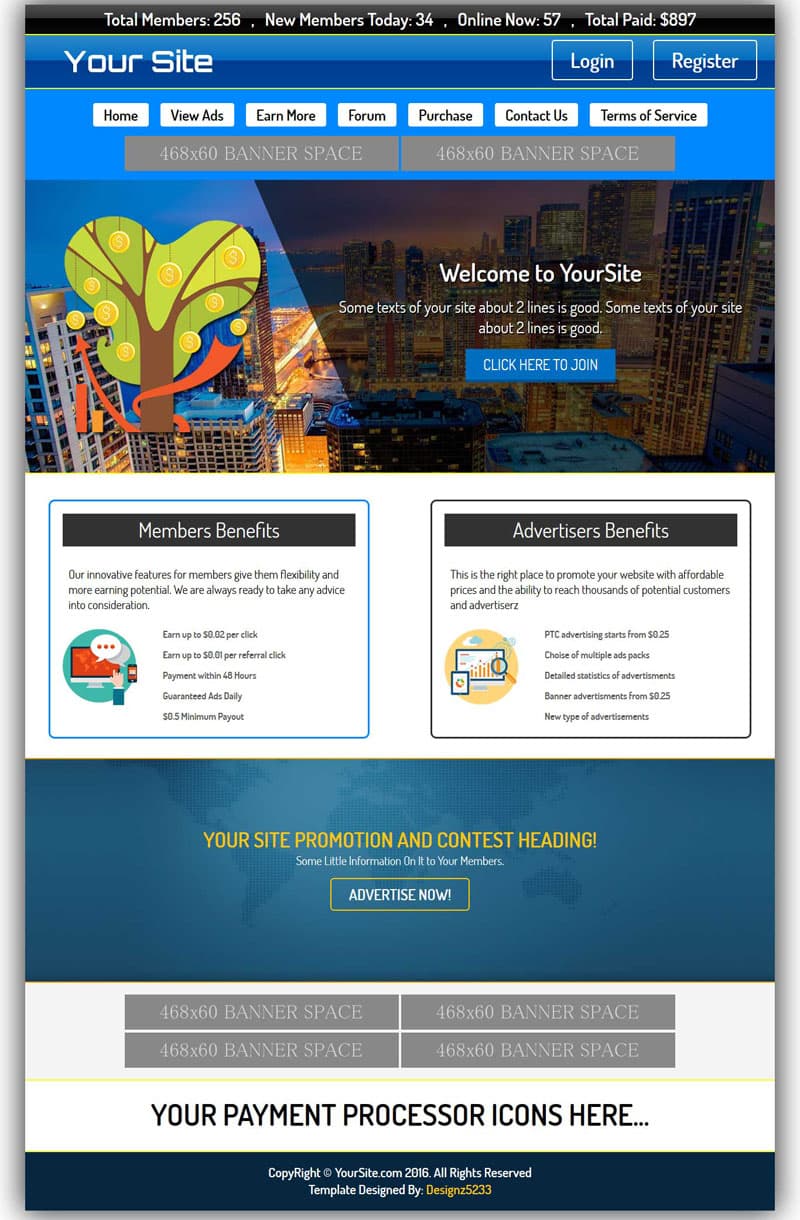 Archived UnikBrushes website template 3