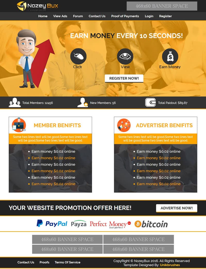 Archived UnikBrushes website template 10