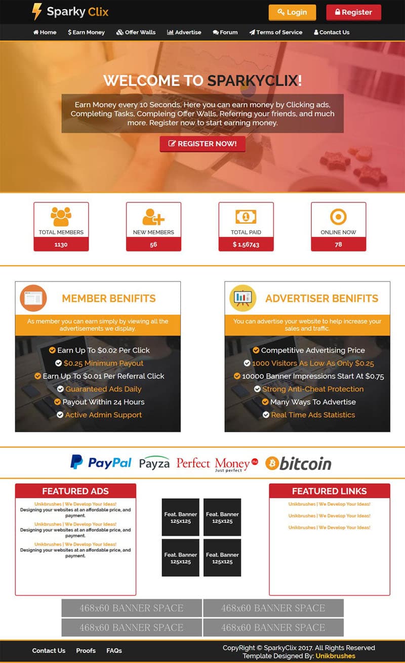 Archived UnikBrushes website template 15