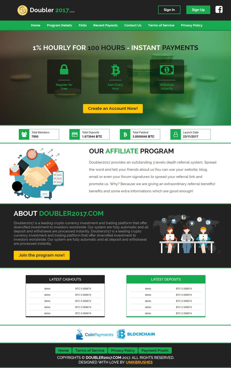 Archived UnikBrushes website template 16