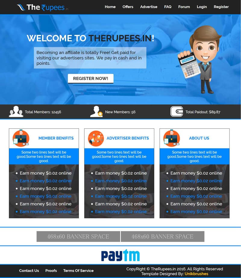 Archived UnikBrushes website template 17