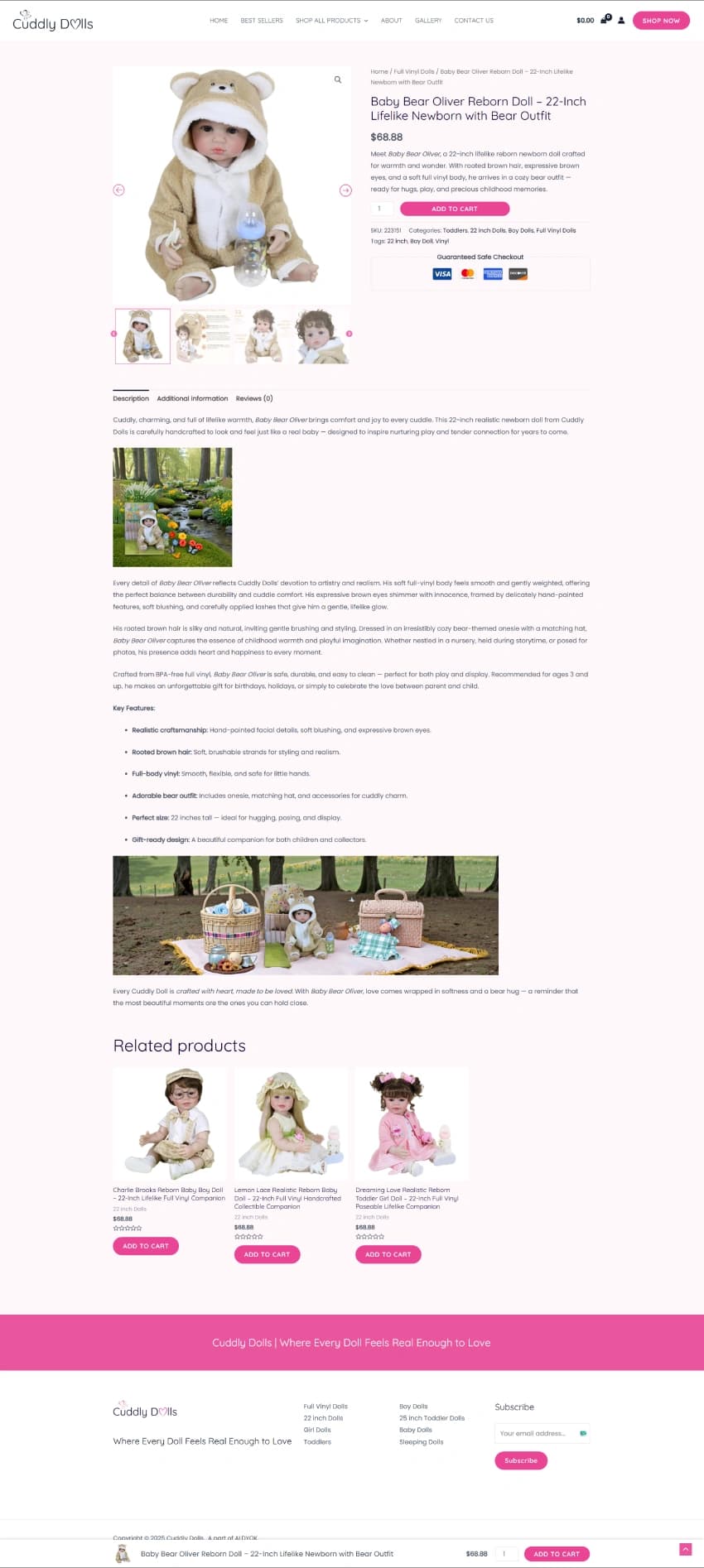 Cuddly Dolls case study image 6