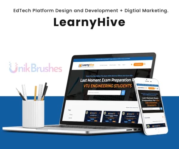Portfolio preview for LearnyHive