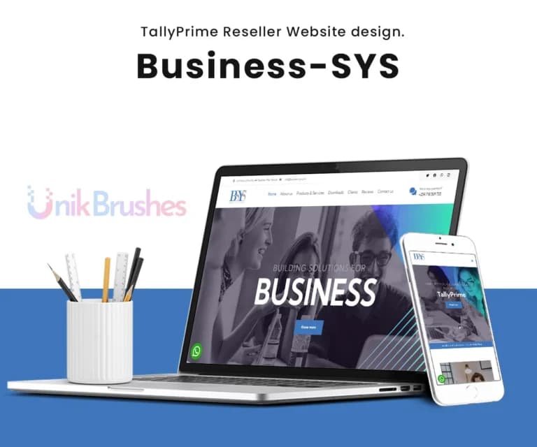 Portfolio preview for Business Sys