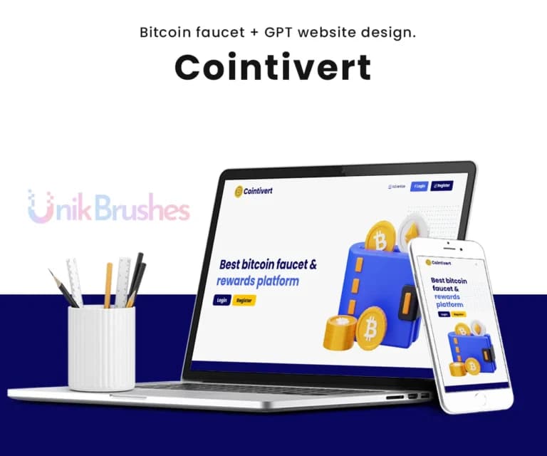 Portfolio preview for Cointivert