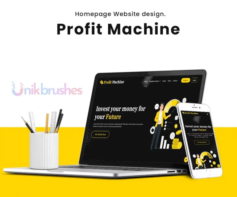 Portfolio preview for Profit Machine