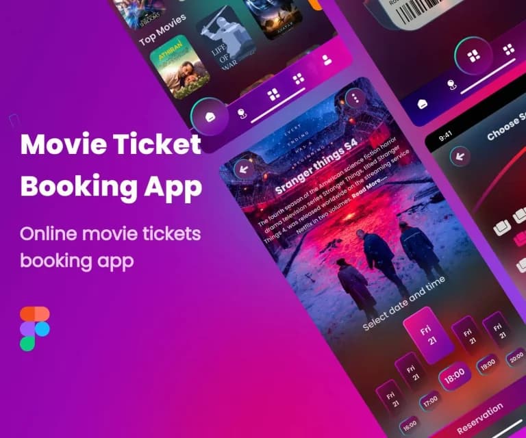 Portfolio preview for Movie Ticket