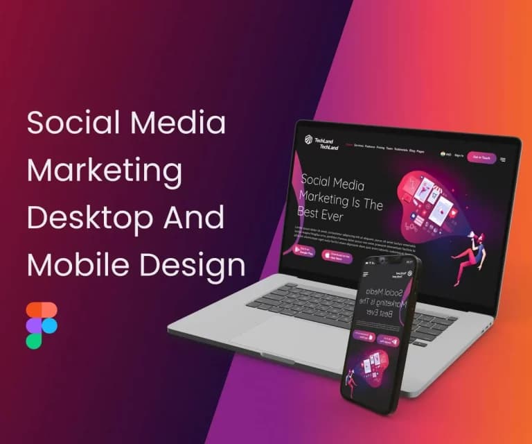 Portfolio preview for Social Media